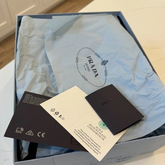 Prada Black Patent Leather triangle Logo Loafers 38 US 8 - Picture 5 of 5